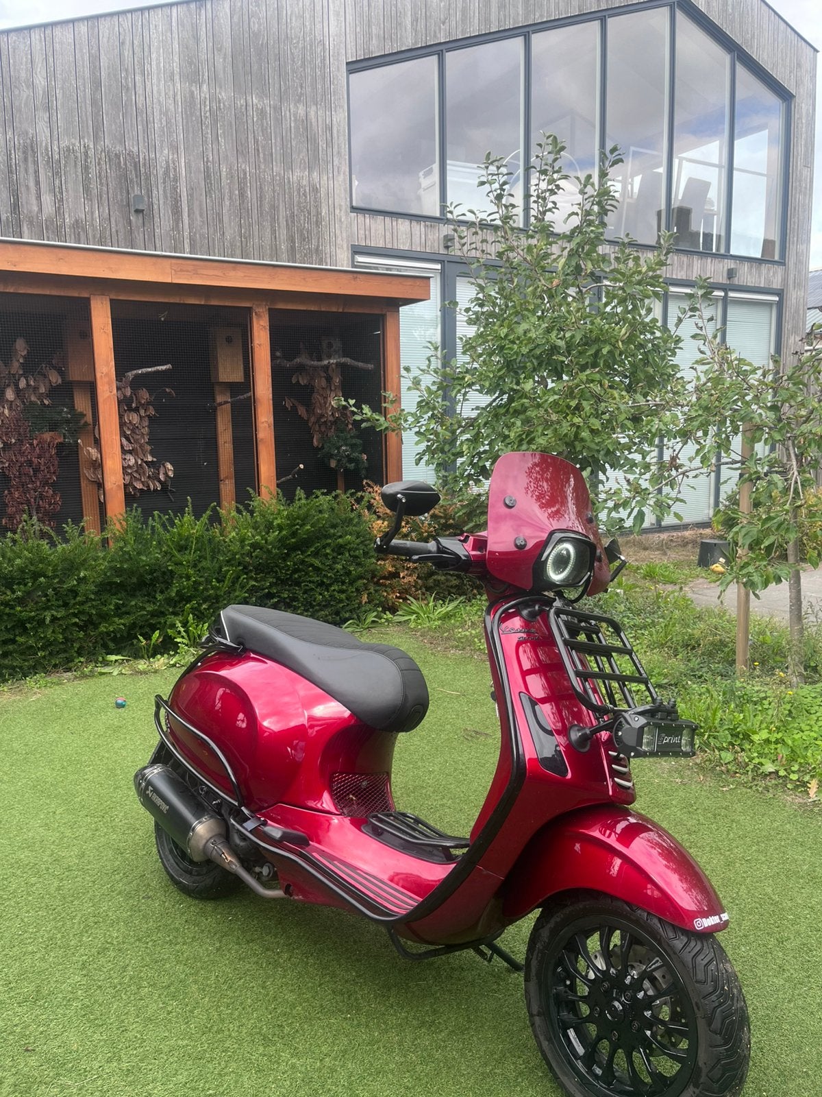 Vespa sprint 80cc full malossi akrapovic, Ophalen of Verzenden, Zo goed als nieuw, Benzine, Overige modellen