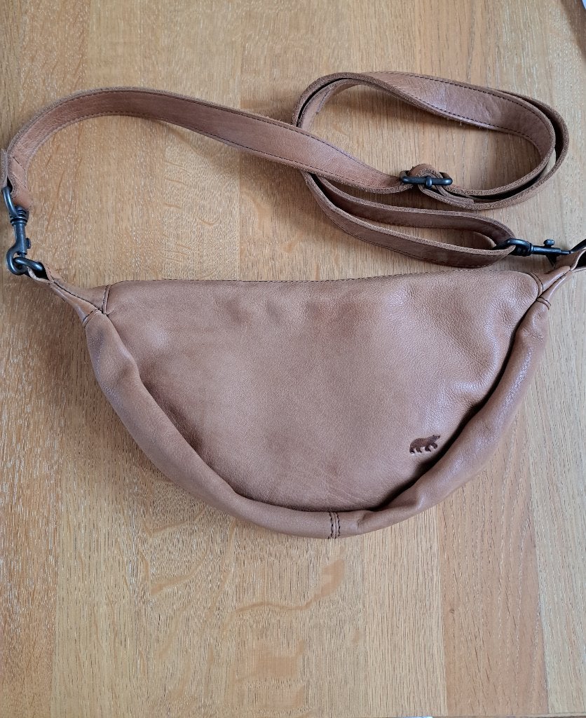 Bear cross body tas, Overige merken, Bruin, Ophalen of Verzenden, Zo goed als nieuw