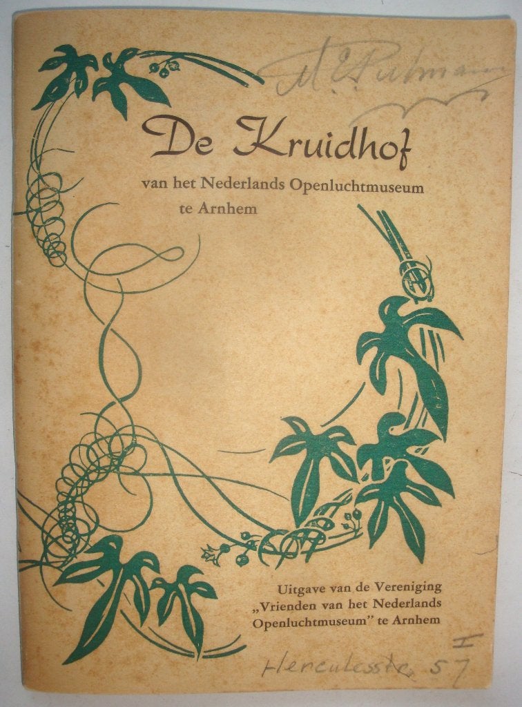 De Kruidhof Nederlands Openluchtmuseum Arnhem 1953, Bloemen, Planten en Bomen, Ophalen of Verzenden, Zo goed als nieuw, Nederlands Openluchtmuseum Arnhem