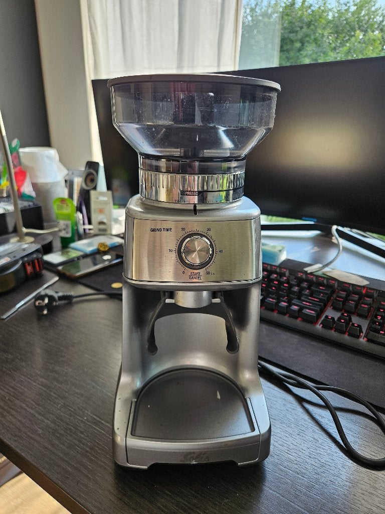 Solis Breville BCG-600 koffiebonen maler, Ophalen of Verzenden, Gebruikt, Espresso apparaat, Koffiebonen