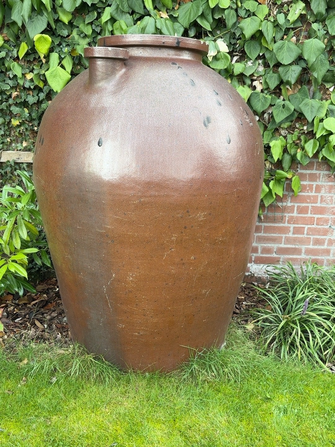 Grote antieke Duitse gres kruik - XXXL 160cm, Antiek en Kunst, Ophalen
