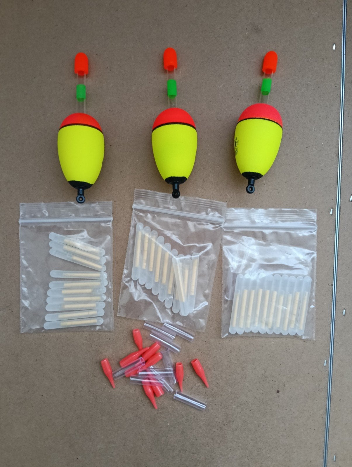 Complete Nachtvis Set: 3 Dobbers (10g) met Breekstaafjes, Verzenden, Nieuw, Overige typen
