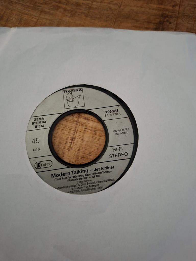 Modern talking  / jet Airliner, Ophalen of Verzenden, Gebruikt, Pop