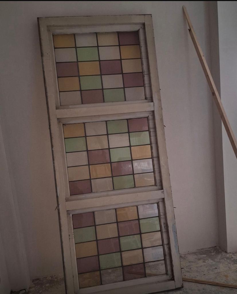 3 glas in lood ramen, Doe-het-zelf en Verbouw, Glas en Ramen, Ophalen, Gebruikt, Overige typen, Minder dan 80 cm