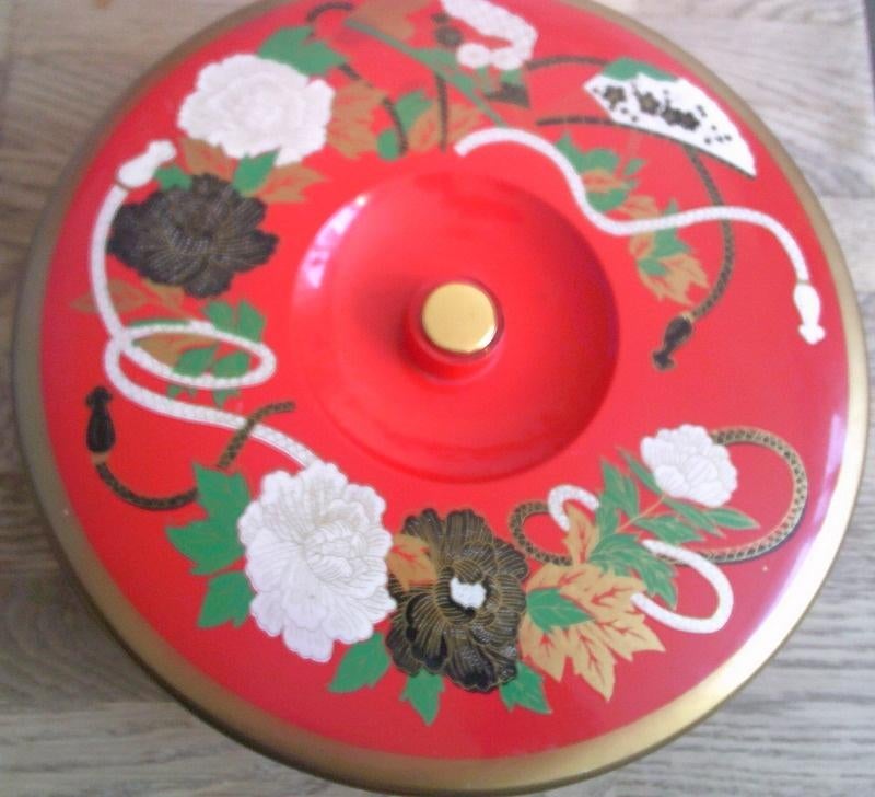 Vintage traditionele Chinese snoepdoos carrousel, Antiek en Kunst, Curiosa en Brocante, Ophalen of Verzenden