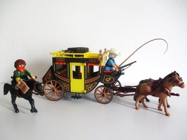 playmobil western koets 71862 met doos lees beschrijving, Ophalen of Verzenden, Zo goed als nieuw