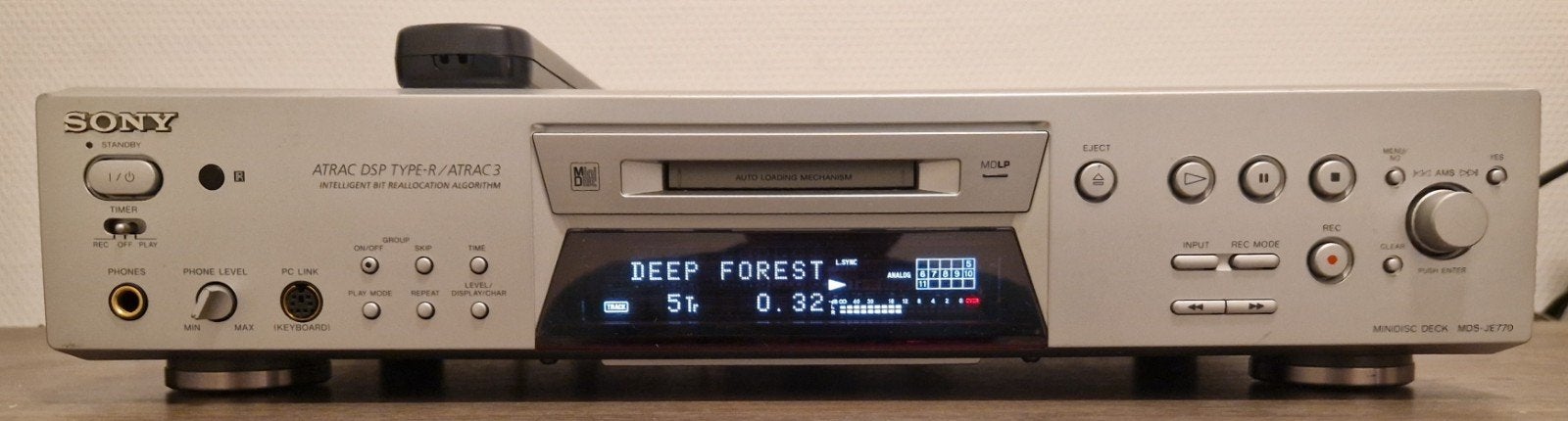 Sony MDS-JE770 MiniDisc Recorder, Ophalen of Verzenden, Minidisc-recorder
