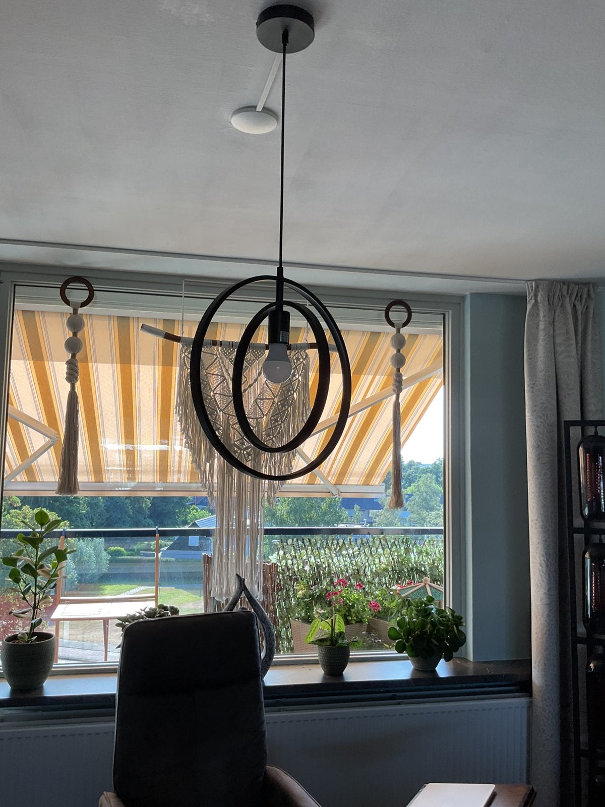 Hanglamp, Ophalen, Zo goed als nieuw, Metaal, E27 (groot)