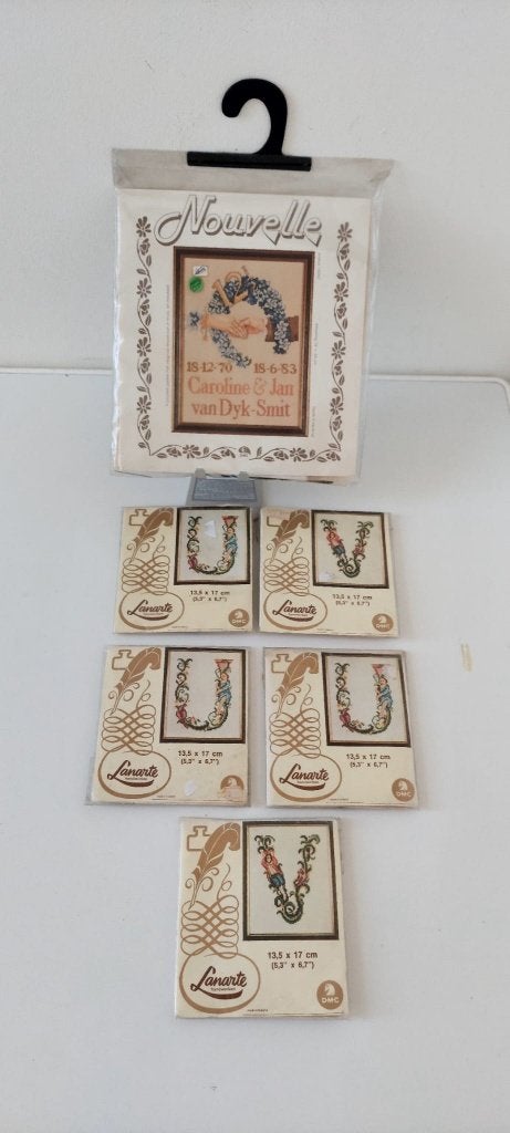 Prachtige vintage borduur borduren set  handwerken!, Eu, Eu, Nieuw, Ophalen of Verzenden