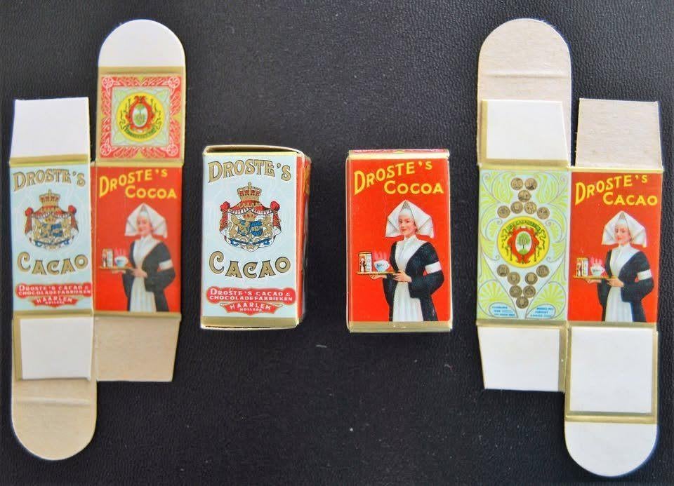 DROSTE MINIATUUR DOOSJES 3.5 X 2.0 X 2.0 CM, Verzenden, Nieuw, Overige, Droste