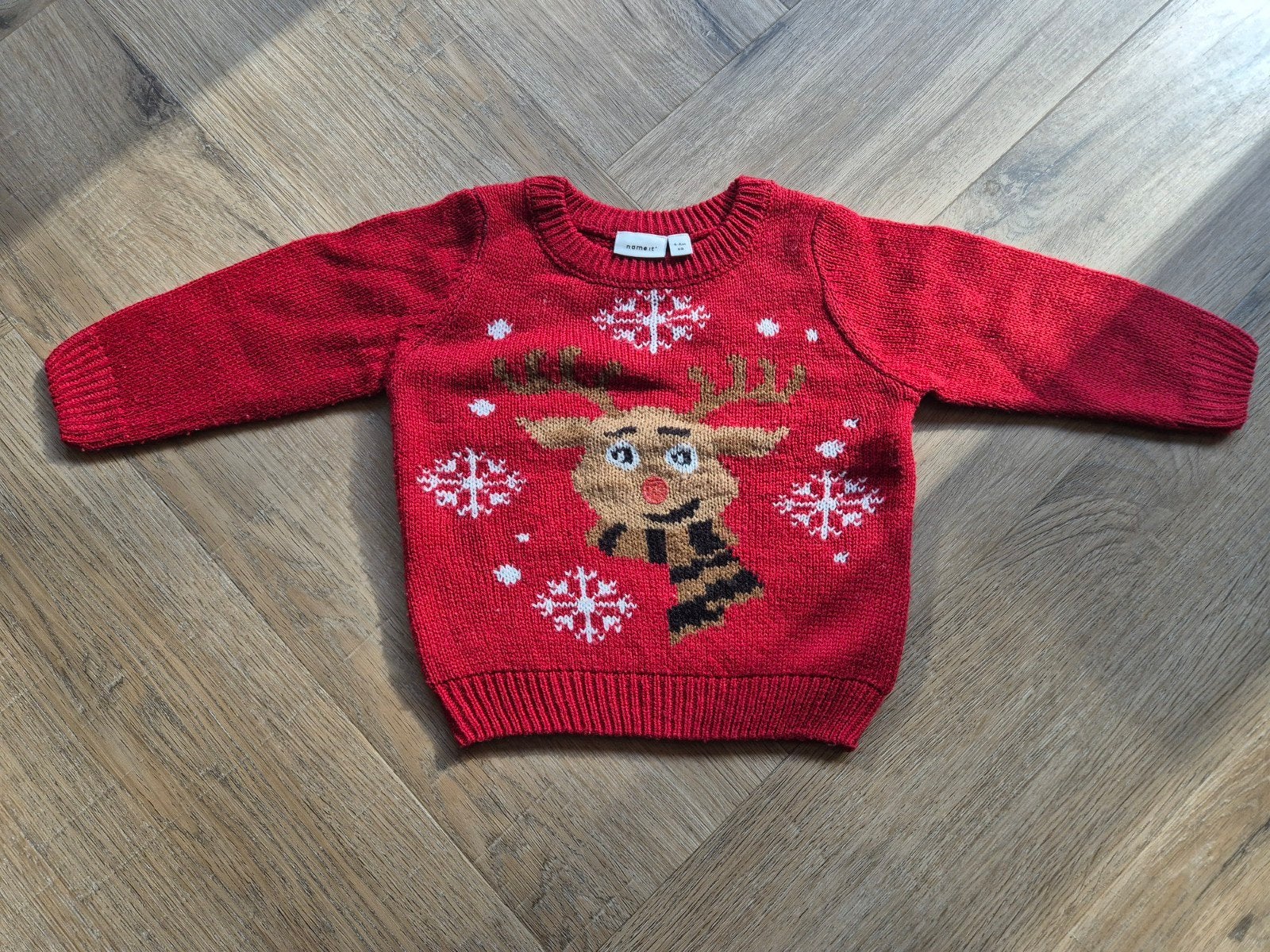 Kersttrui Name It maat 68 (4-6 maanden) - Zeer goede staat, Kinderen en Baby's, Ophalen of Verzenden, Zo goed als nieuw, Name It
