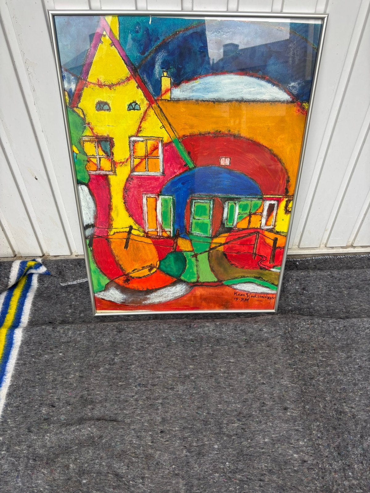 Mooi uniek schilderij kees rademaker, Antiek en Kunst, Ophalen
