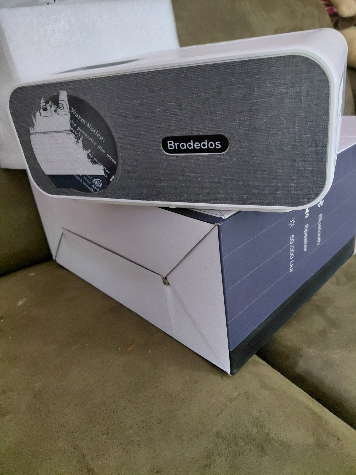 Bradedos Full HD Beamer  - 1920x1080 LCD Projector, Audio, Tv en Foto, Beamers, Ophalen of Verzenden, Nieuw, Bradedos