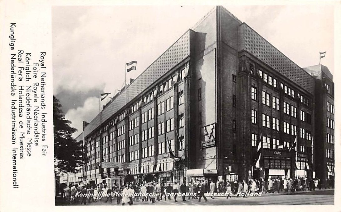 Utrecht Koninklijke Nederlandse Jaarbeurs, Verzamelen, Ophalen of Verzenden, 1940 tot 1960, Gelopen, Utrecht