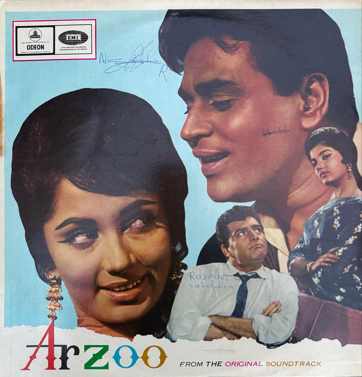 Arzoo Original Soundtrack LP - Bollywood Vinyl, LP, Gebruikt, Verzenden, Originele persing