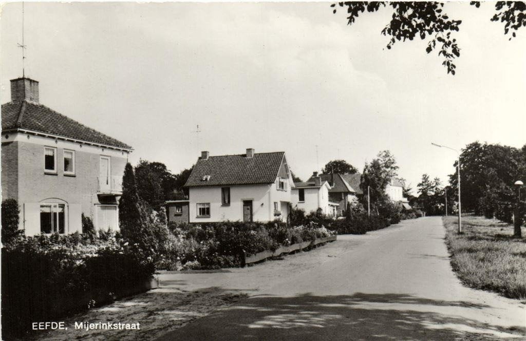 Eefde, Mijerinkstraat - ongelopen, Ophalen of Verzenden, 1940 tot 1960, Gelopen, Noord-Brabant