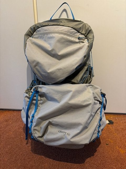 Osprey Levity 60 Parallax Silver (Large), Ophalen, Zo goed als nieuw, Rugzak