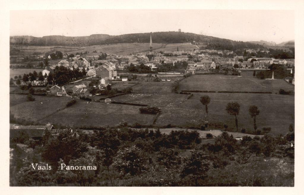Vaals, Panorama (1953) 131159, Ophalen of Verzenden, 1940 tot 1960, Gelopen, Limburg