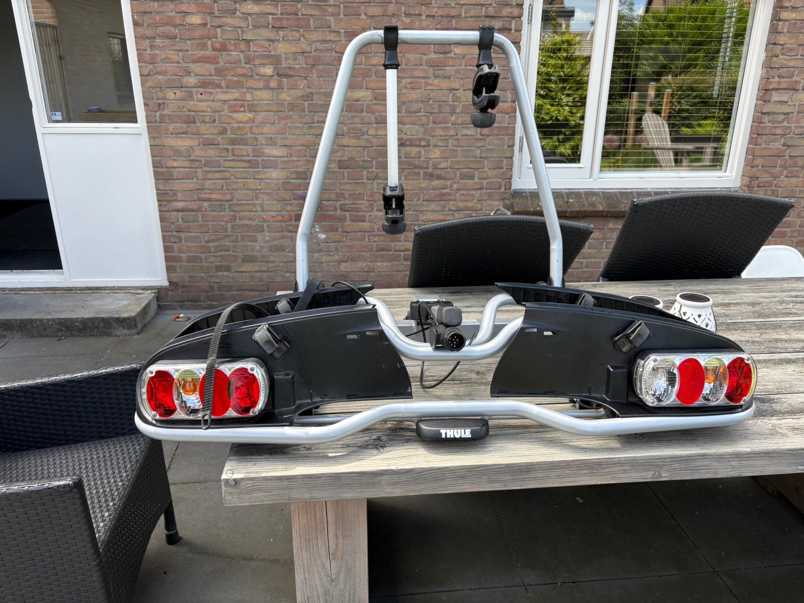 Thule EP 915 fietsendrager 2 elektrische fietsen, Ophalen, Zo goed als nieuw, Trekhaakdrager