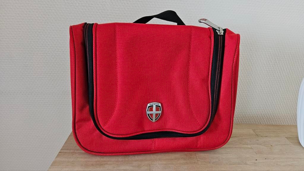 Nieuwe reis Toilettas van Ellehammer met haak, Ophalen of Verzenden, Nieuw, Rood, Heer of Dame