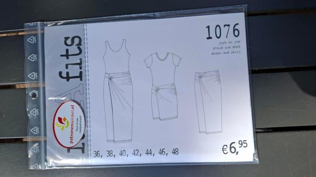 Its A fits naaipatoon jurk en rok. Nr 1076, Hobby en Vrije tijd, Kledingpatronen, Overige merken, Overige typen, Vrouw, Nieuw