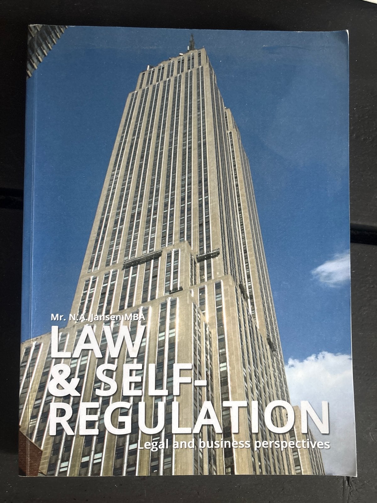 Law & Self-Regulation: Juridische en zakelijke perspectieven, Ophalen of Verzenden, Gamma, Zo goed als nieuw, HBO