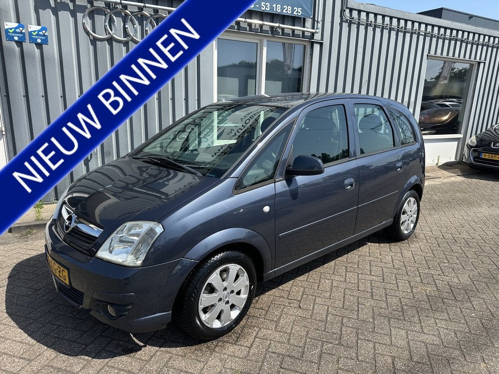 Opel Meriva 1.6-16V Temptation (bj 2007, automaat), Auto's, Opel, Gebruikt, Zwart, 4 cilinders, Origineel Nederlands