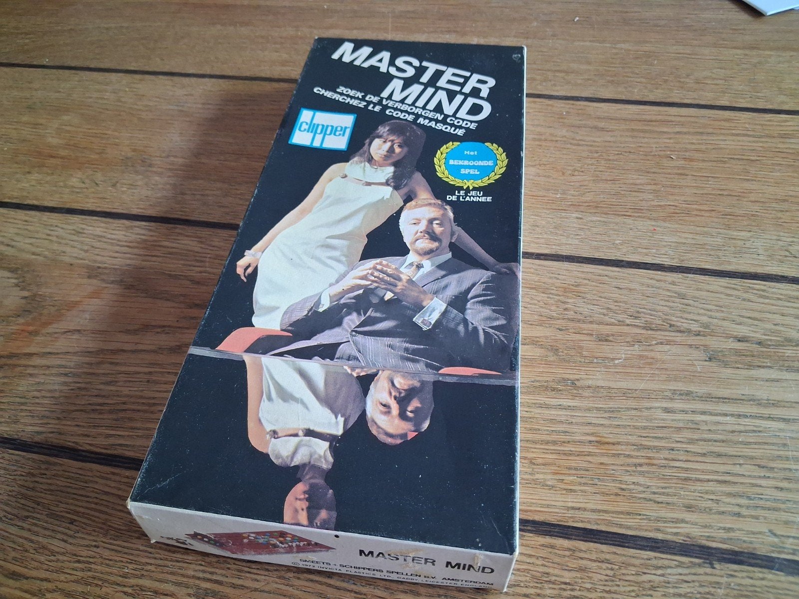 Mastermind bordspel - Klassiek codekraakspel, Een of twee spelers, Ophalen of Verzenden, Gebruikt, Clipper