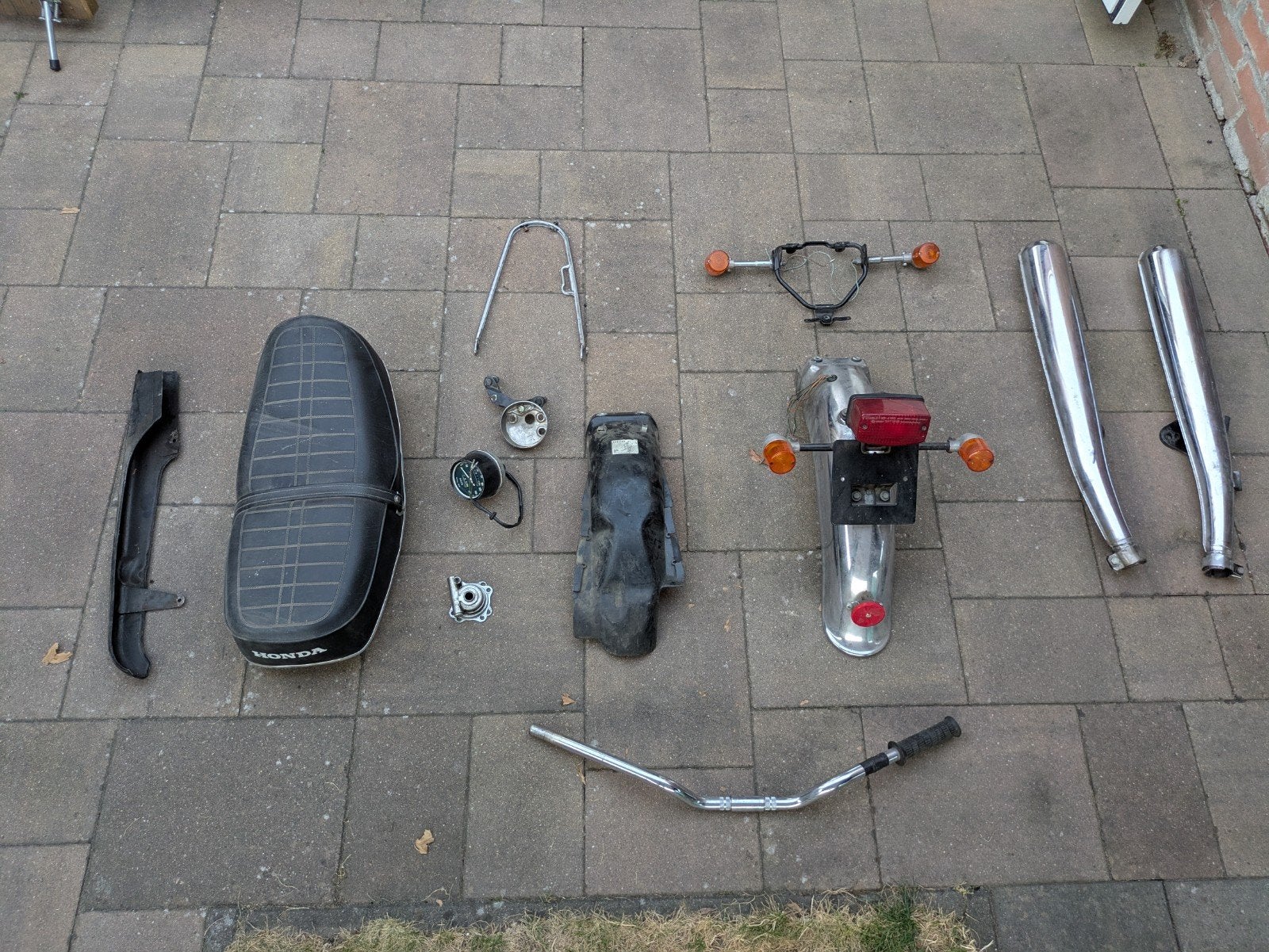 Honda CB250G CB360 onderdelen, Ophalen