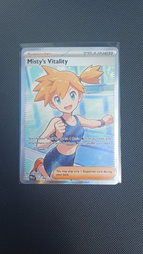 Misty's vitality 111/084 pitch black, Ophalen of Verzenden, Nieuw, Losse kaart