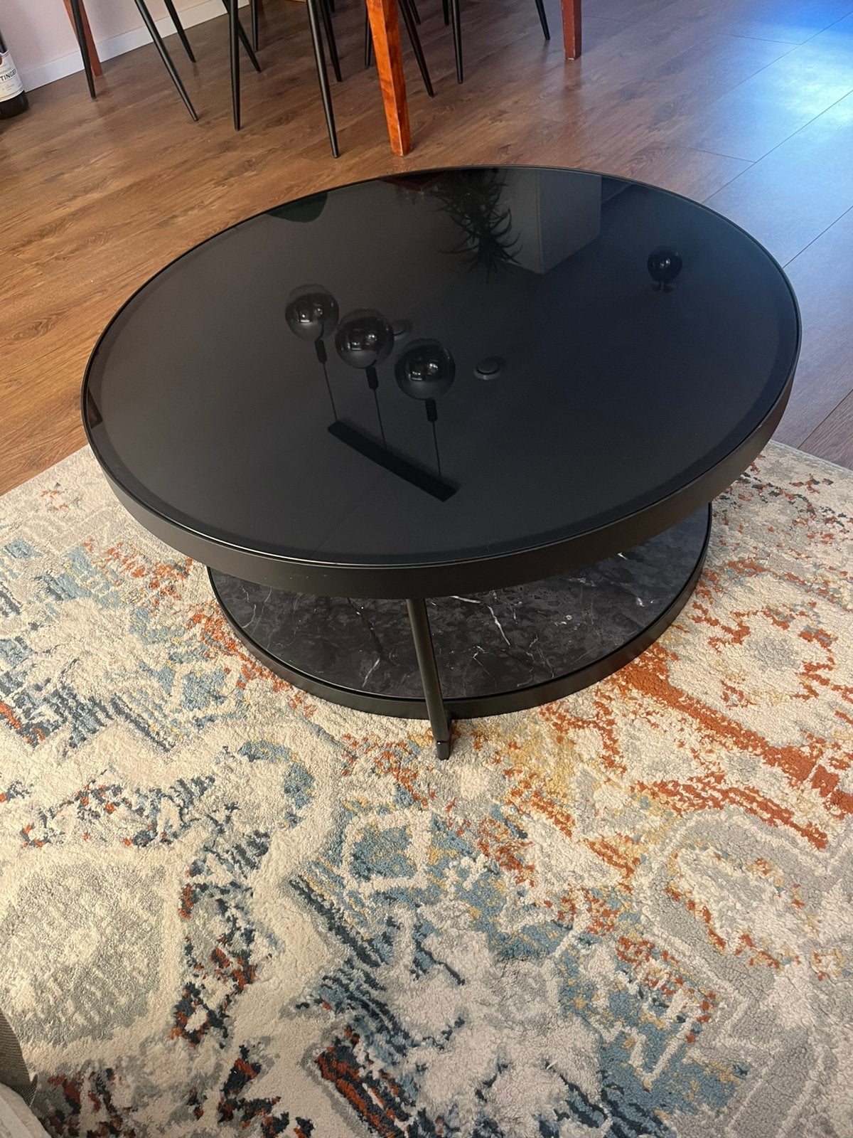 Ronde salontafel - 88 cm - zo goed als nieuw, Huis en Inrichting, Tafels | Salontafels, Ophalen, Rond, 50 tot 100 cm, Zo goed als nieuw