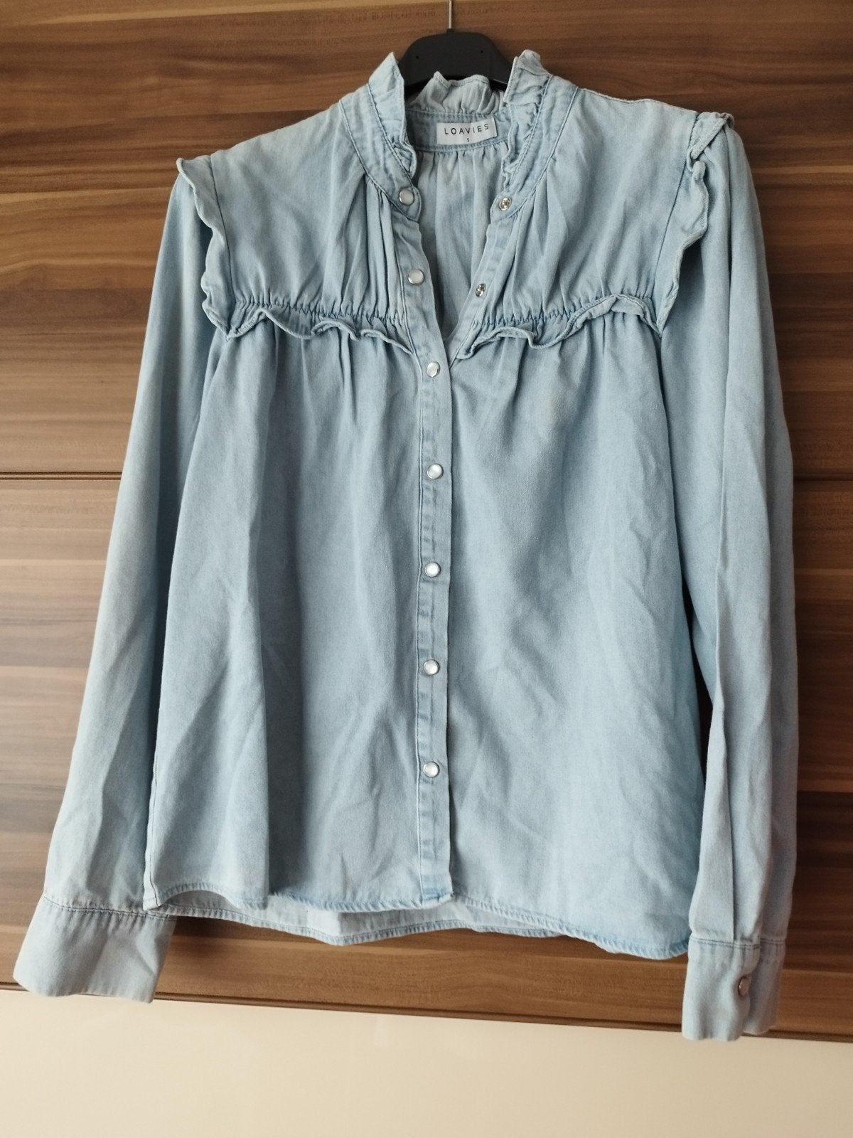 Loavies spijkerblouse maat S, Loavies, Maat 36 (S), Gedragen, Verzenden
