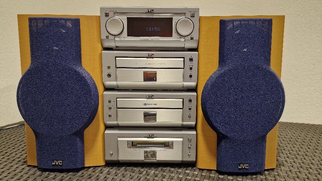 JVC Stereo set, Audio, Tv en Foto, Stereo-sets, Microset, Gebruikt, JVC, Ophalen of Verzenden