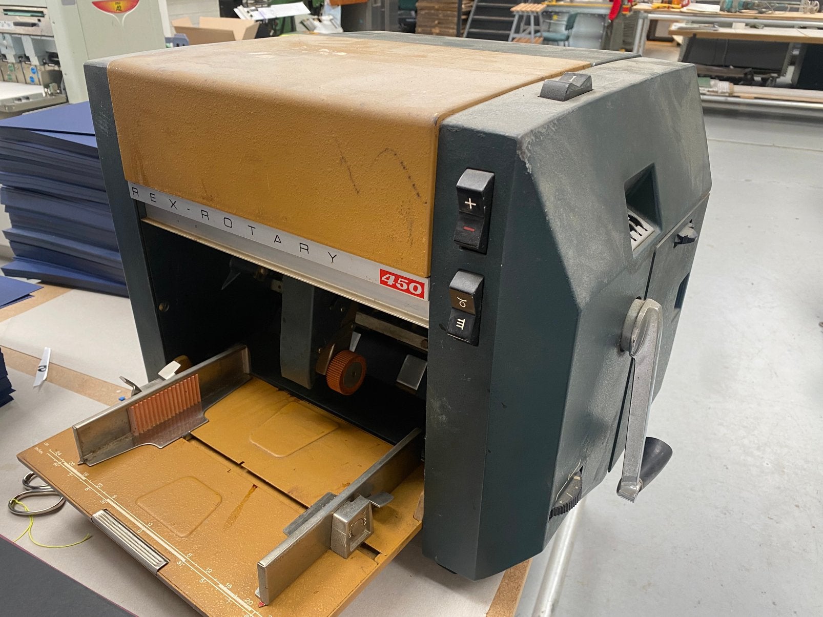 Rex rotary stencilmachine, Computers en Software, Printers, Ophalen, Zo goed als nieuw, Kopieermachine
