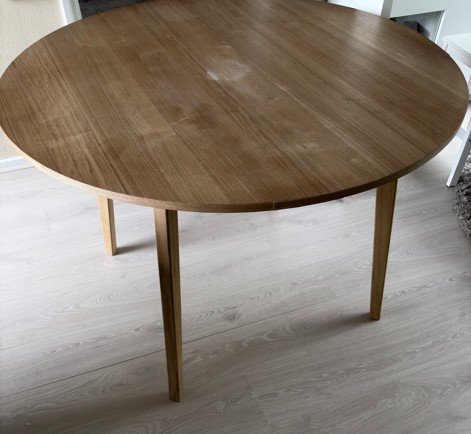 Eettafel 115 cm, Huis en Inrichting, Ophalen, Zo goed als nieuw, Rond, 100 tot 150 cm