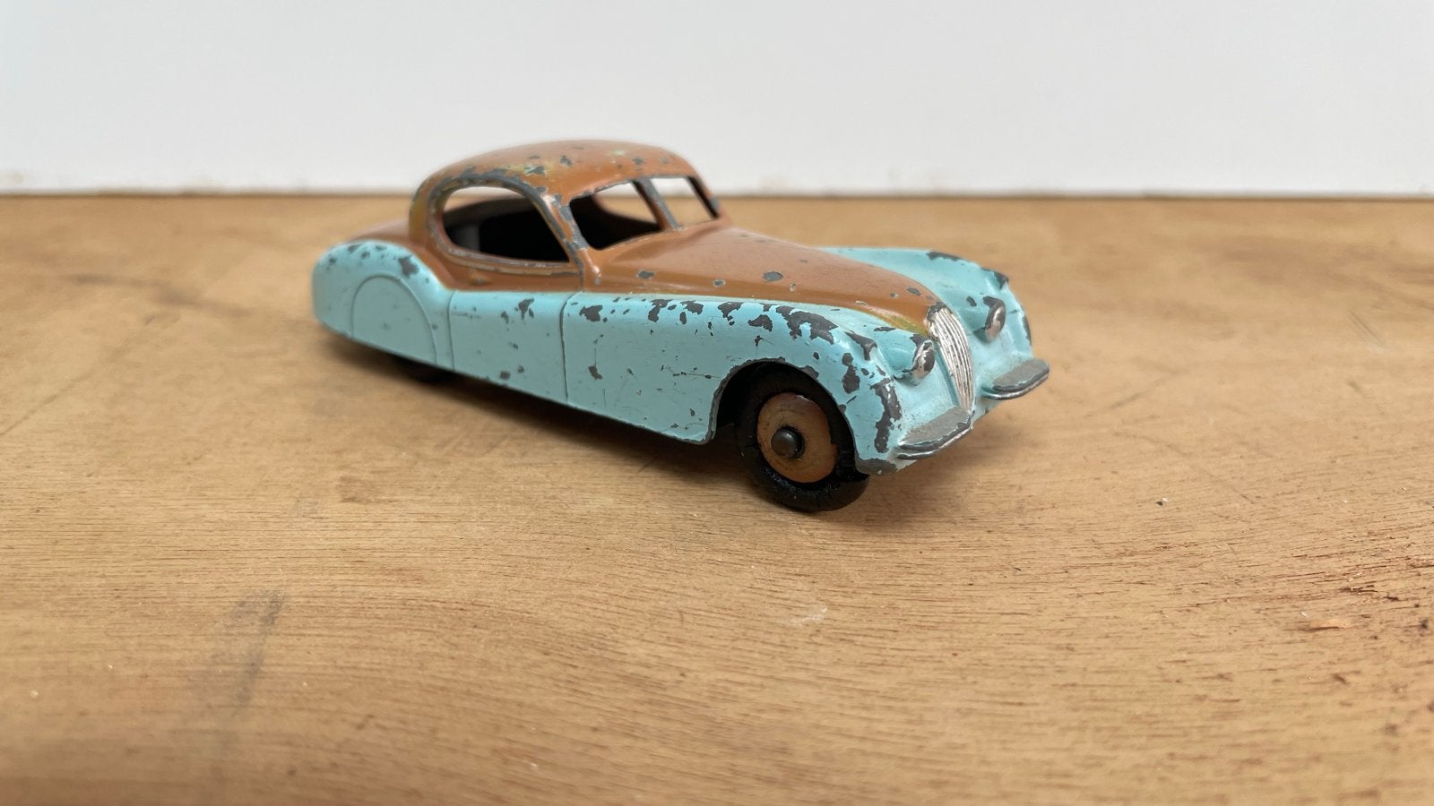 Dinky Toys Jaguar XK120 Coupé - Vintage Speelgoedauto, Ophalen of Verzenden, Gebruikt