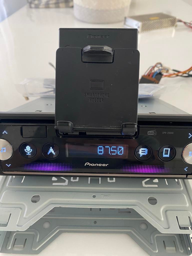Pioneer SPH-20DAB DAB+ Autoradio met Smartphone Houder, Ophalen of Verzenden, Zo goed als nieuw