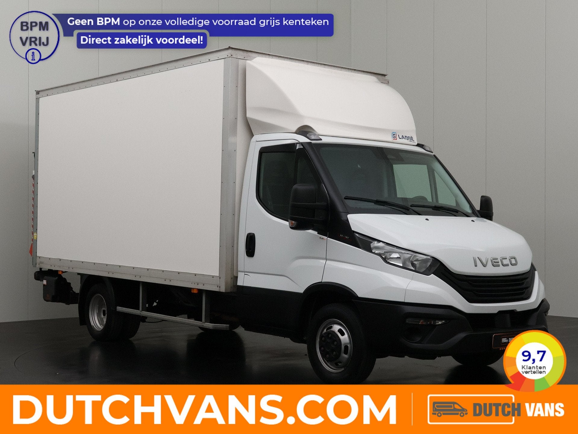 Iveco Daily 35C16 3.0L Bakwagen+Laadklep | Model 2025 | Mult, Auto's, Stof, Gebruikt, 156 pk, Iveco