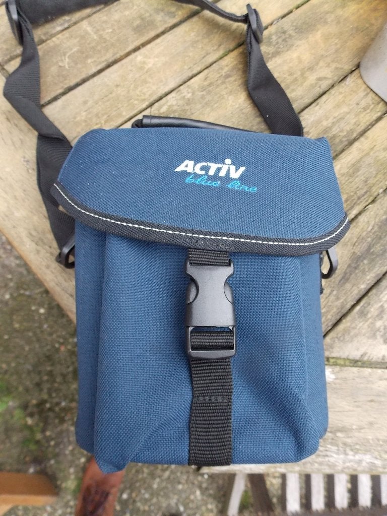 Activ Blue Line cameratas / fototas, Overige merken, Schouderband, Gebruikt, Blauw