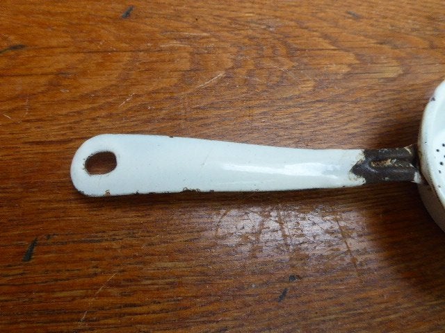 Antiek emaille theezeefje, Antiek en Kunst, Ophalen of Verzenden