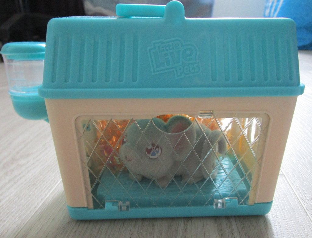 Little Live Pets Mama Surprise Muis + Blauw Hokje, Ophalen of Verzenden, Zo goed als nieuw, Jongen of Meisje