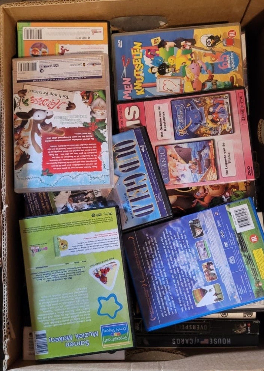 DVD’s 1 bananendoos vol., Ophalen, Zo goed als nieuw