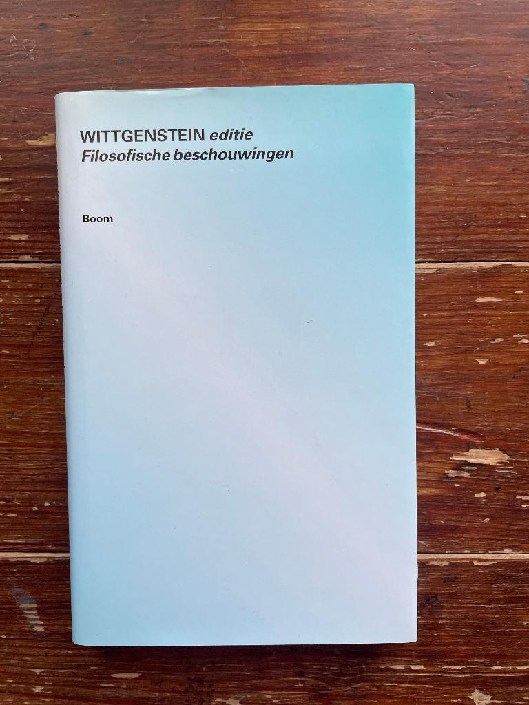 Wittgenstein Filosofische beschouwingen 1998, Gelezen, Wittgenstein, Wijsbegeerte of Ethiek, Ophalen of Verzenden