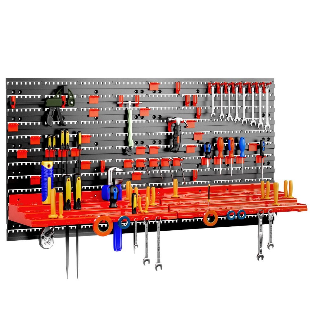 Gereedschapswand kunststof 95x54 cm 54-delig GRATIS BEZORGD!, Verzenden, Nieuw, Nvt, Nvt