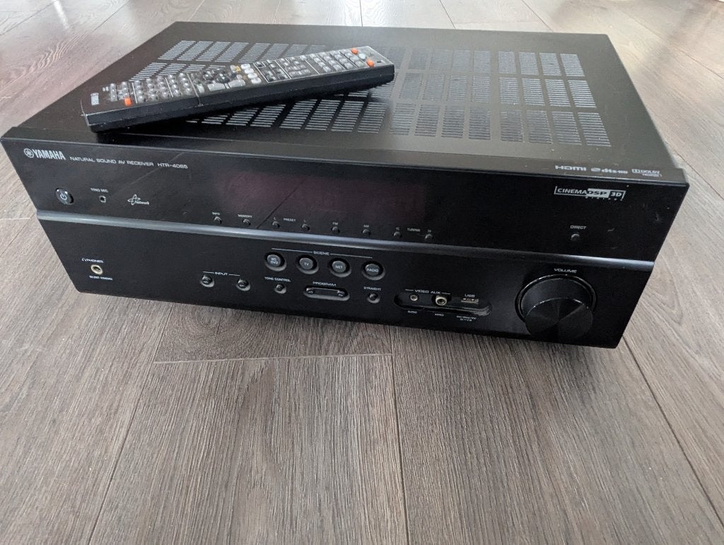 versterker receiver  Yamaha HTR-4065, Gebruikt, Yamaha, Ophalen of Verzenden, 60 tot 120 watt