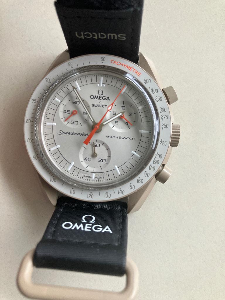Omega/ Swatch, Kunststof, Gebruikt, Polshorloge, Kunststof