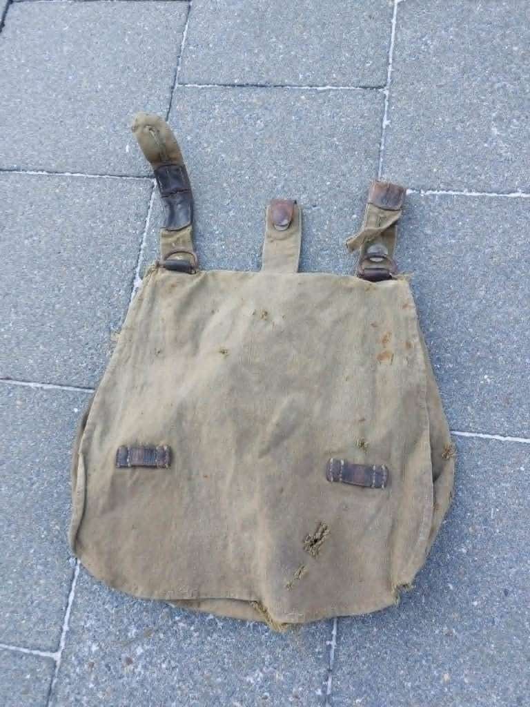 Duitse WO2 Late war M31 broodzak Ardennes, Verzamelen, Ophalen of Verzenden, Landmacht, Duitsland, Kleding of Schoenen