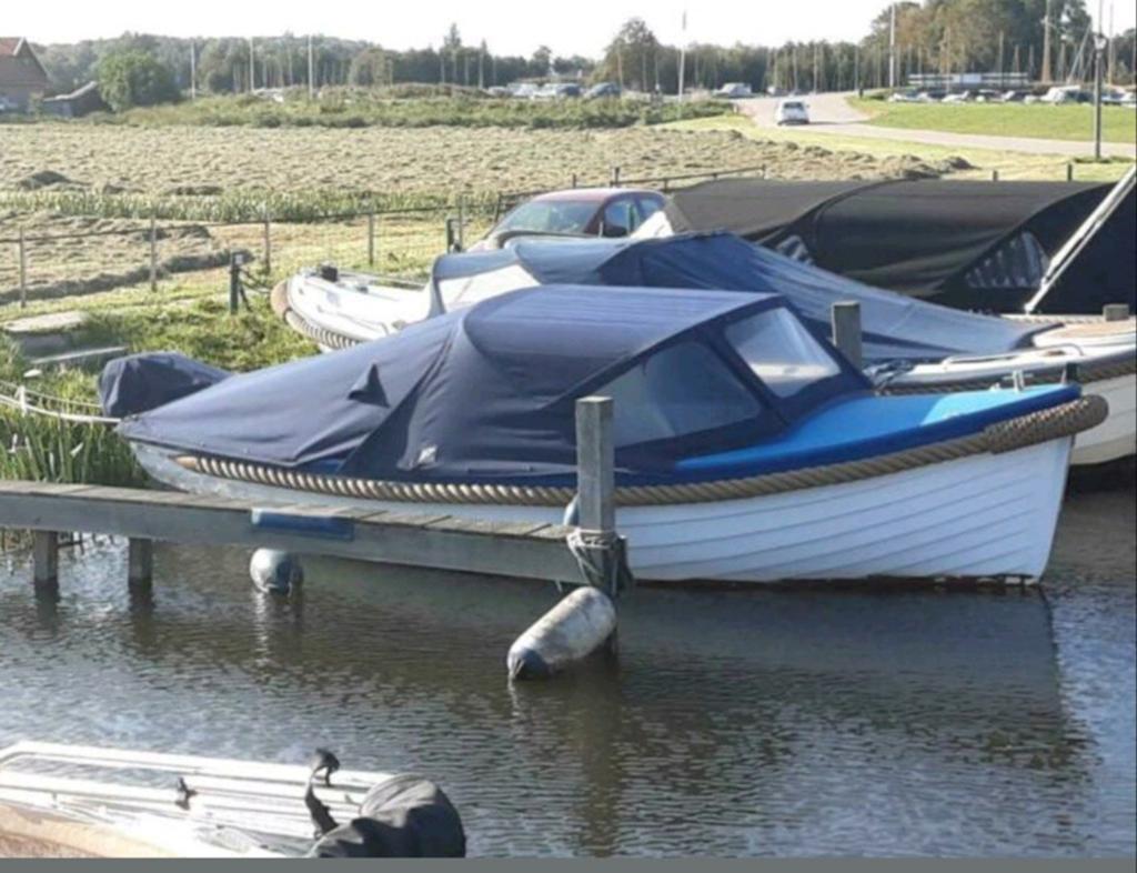 Engelse spiegelsloep, Watersport en Boten, Sloepen, Ophalen, Gebruikt, 4 m, 10 pk