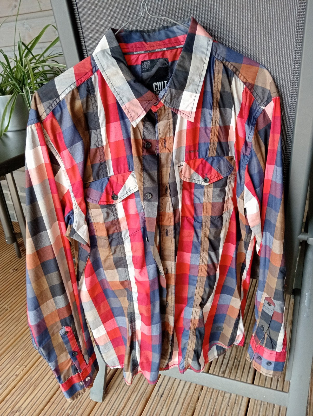 heren overhemden L/XL, Ophalen of Verzenden, Zo goed als nieuw, Overige kleuren, Halswijdte 43/44 (XL)
