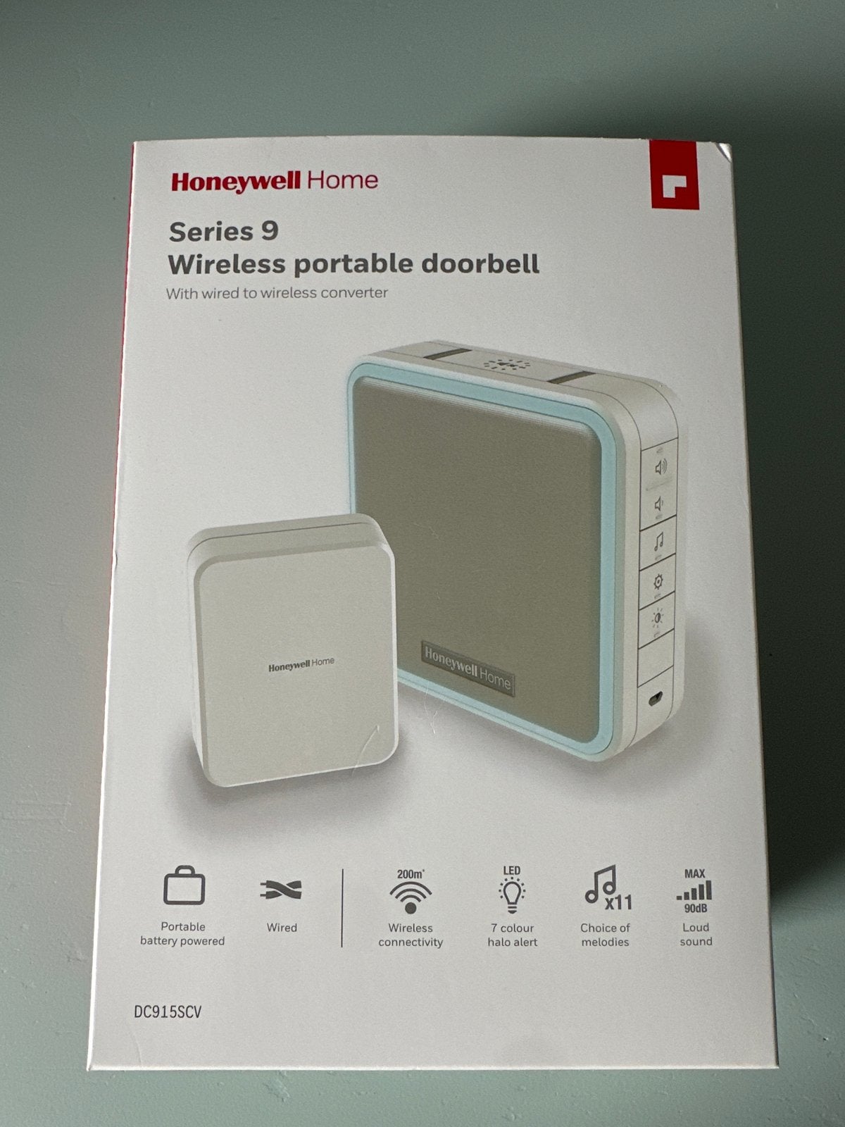 Honeywell Home Series 9 Draadloze Deurbel DC915SCV, Ophalen of Verzenden, Zo goed als nieuw, Draadloos